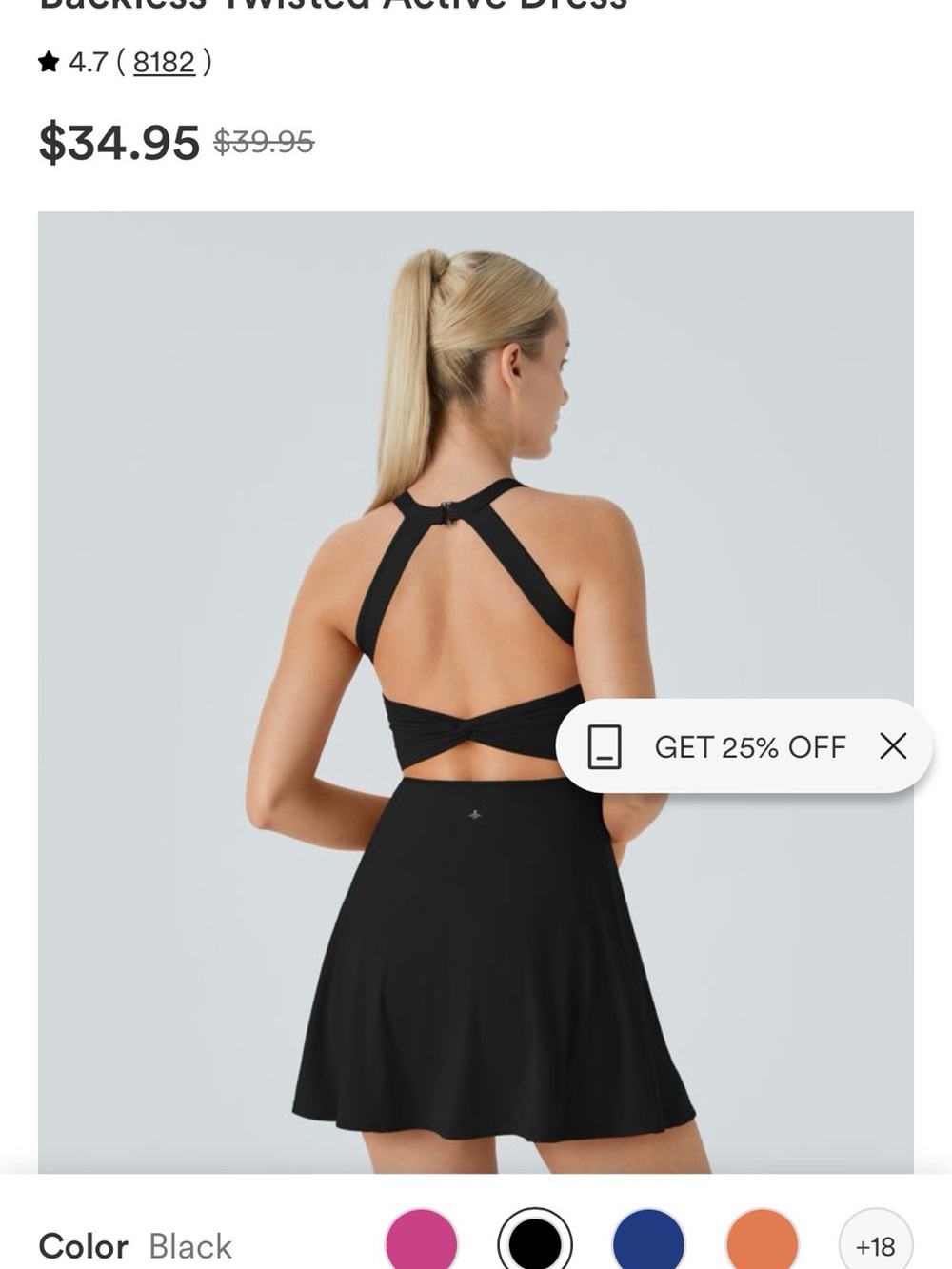 HALARA Black Easy Peasy Dress, new with tags. - Picture 6 of 9